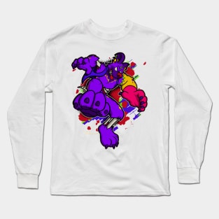 Halloween wild dog zombie Long Sleeve T-Shirt